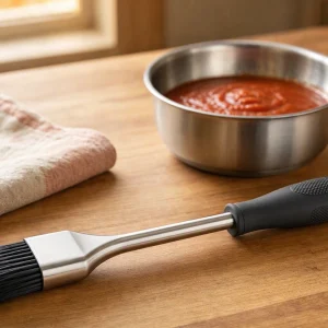 18 Extra Long Stainless Steel Sauce Brush Heat Resistant Handle Heavy Duty Kitchen Basting Tools Equipment